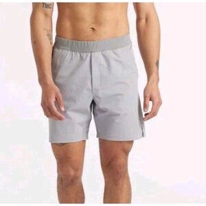 Public Rec All Day Every Day Shorts Mens 36 Gray Flex Active Gym Pull On 7"